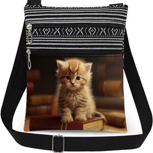Cat and Book Lovers unite Bag